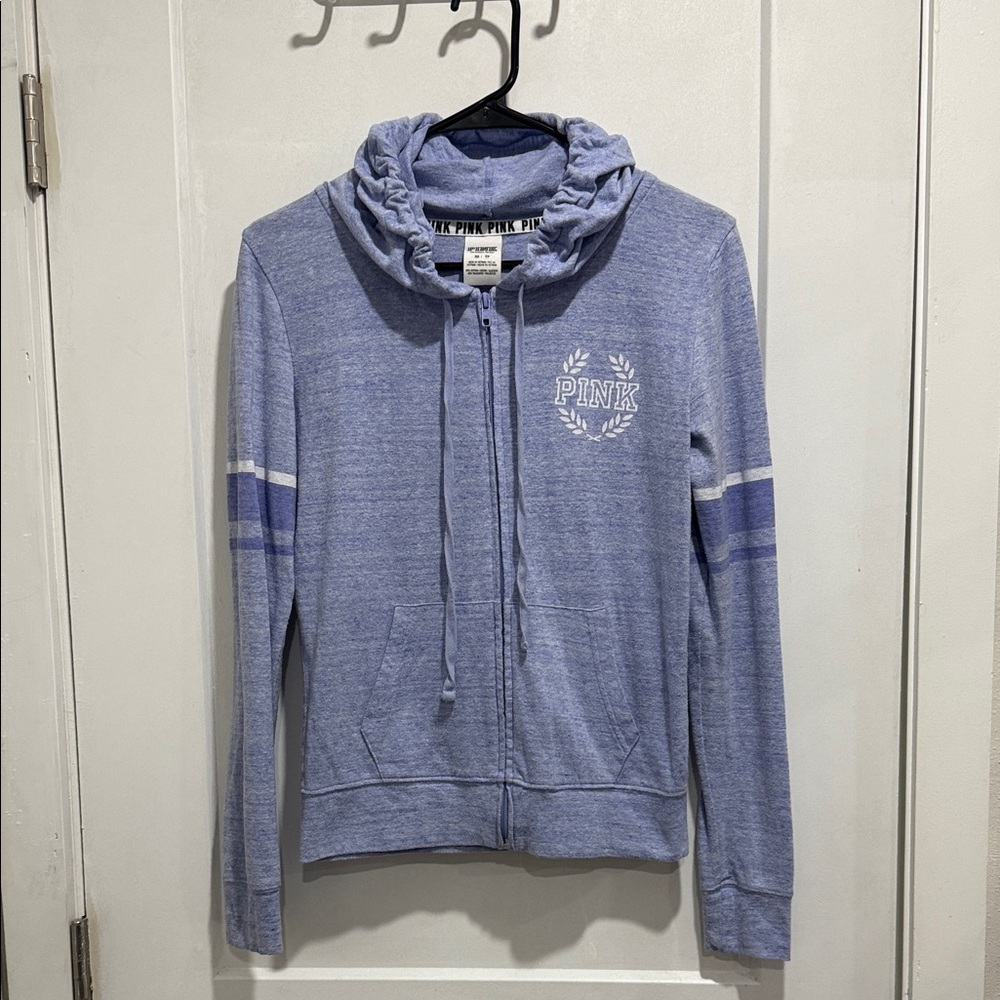 PINK Victoria's Secret Lavender Zip-Up Hoodie